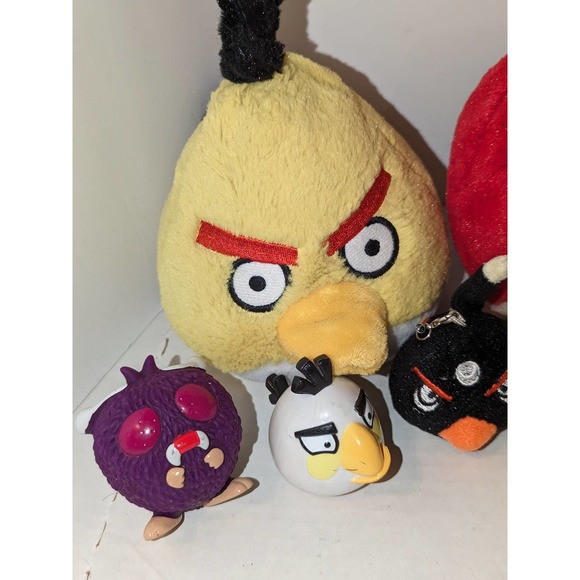 Mixed Lot Pokemon Angry Bird Toys Figures Plushies Super Mario Vintage Rare - Picture 5 of 11